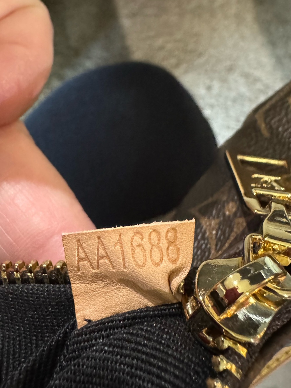 Louis Vuitton Monogram Mini Belt Bag in Brown with Tan Accent - Picture 4 of 9